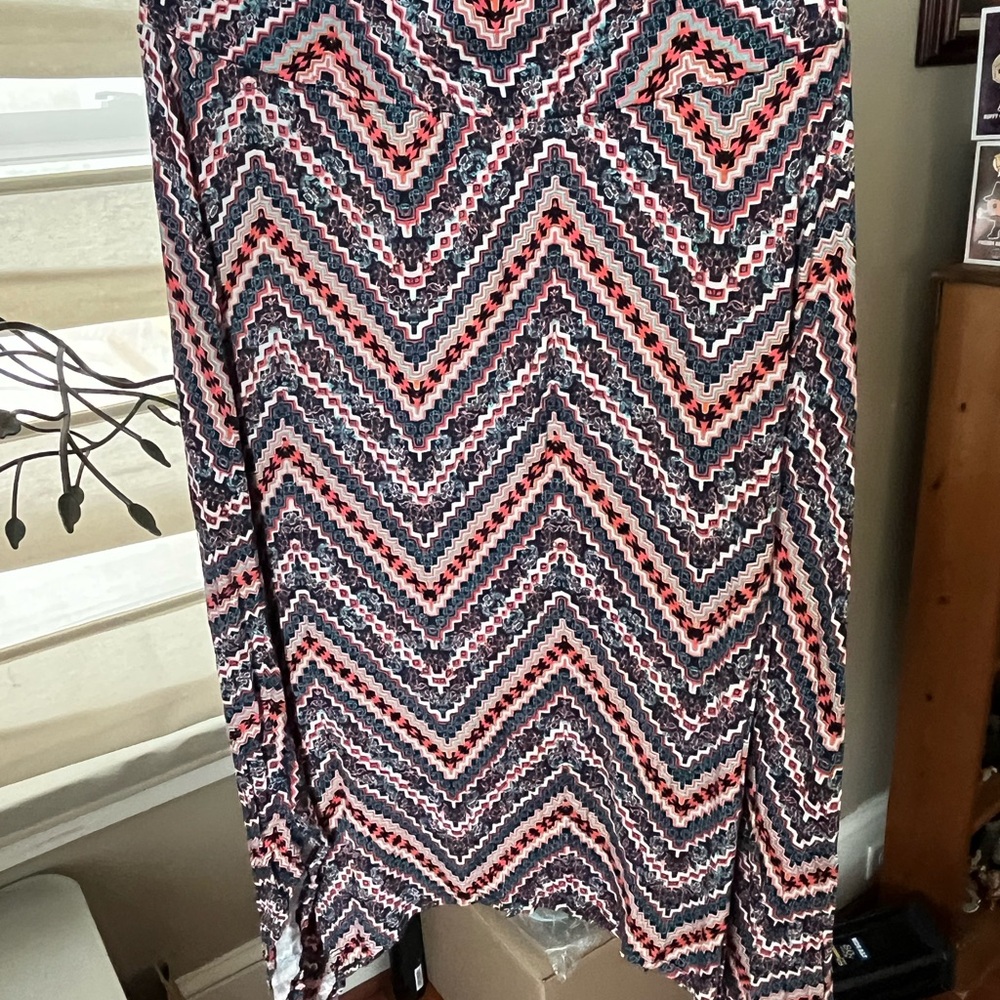 Chevron Patterned Skirt